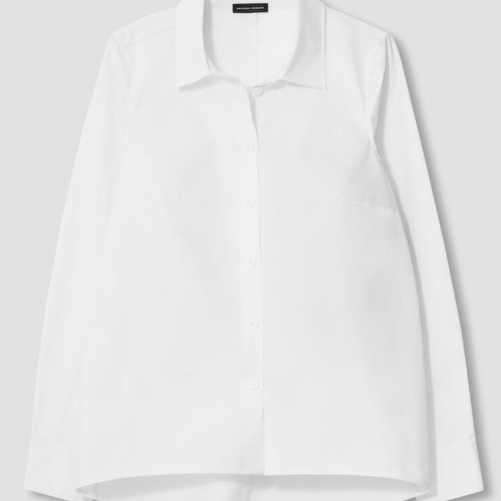 Universal Standard Canna Hi-Low Button Down Shirt